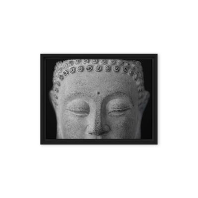Peaceful Buddha 9×12 Framed Canvas Print