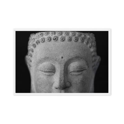Peaceful Buddha 24×36 Framed Canvas Print