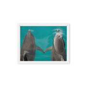 You and Me 9×12 Framed Canvas Print