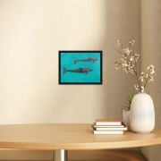 Twin Souls 9×12 Framed Canvas Print
