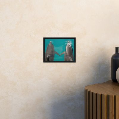 You and Me 9×12 Framed Canvas Print