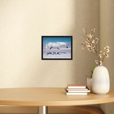 Pink Sand Prince 9×12 Framed Canvas Print