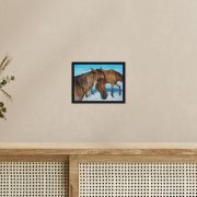 Free Spirits 9×12 Framed Canvas Print