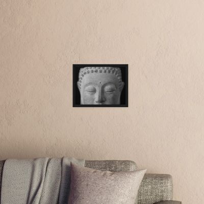 Peaceful Buddha 9×12 Framed Canvas Print