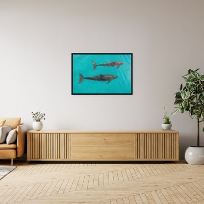 Twin Souls 24×36 Framed Canvas Print
