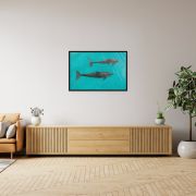 Twin Souls 24×36 Framed Canvas Print