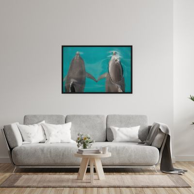 You and Me 24×36 Framed Canvas Print