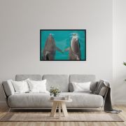 You and Me 24×36 Framed Canvas Print