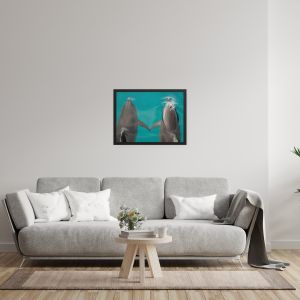 You and Me 18×24 Framed Poster