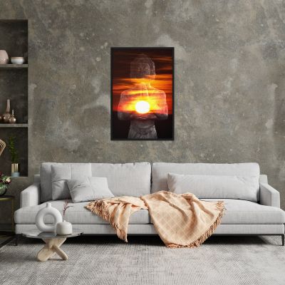 Manipura 24×36 Framed Canvas Print