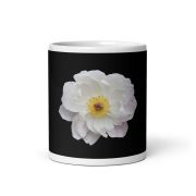 Light Out of the Dark White Glossy Mug