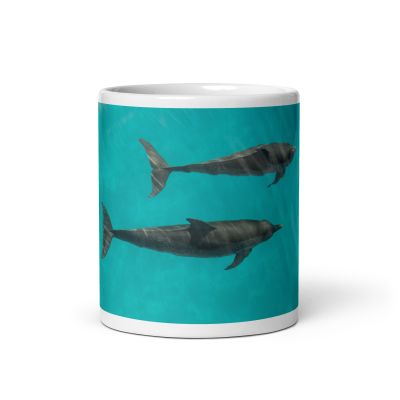 Twin Souls White Glossy Mug