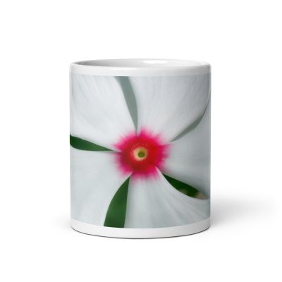 Madagascar Bloom White Glossy Mug