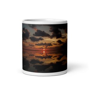 As Above So Below White Glossy Mug