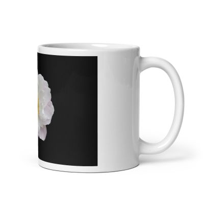 Light Out of the Dark White Glossy Mug