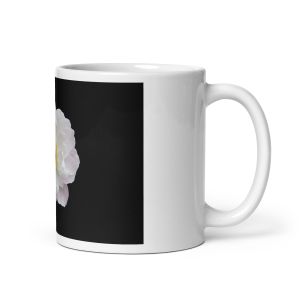 Light Out of the Dark White Glossy Mug