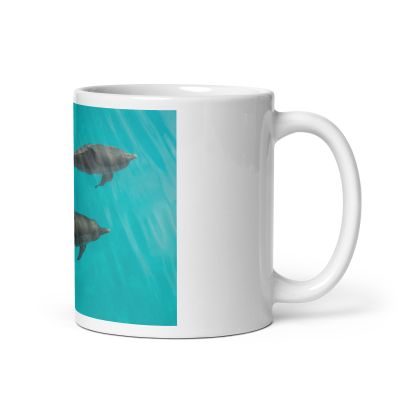 Twin Souls White Glossy Mug