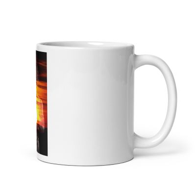 Manipura White Glossy Mug