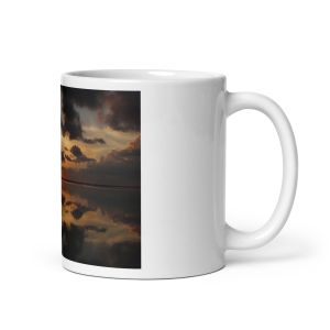 As Above So Below White Glossy Mug