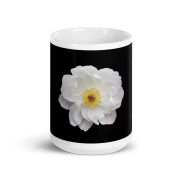 Light Out of the Dark White Glossy Mug