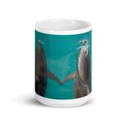 You and Me White Glossy Mug
