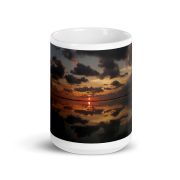 As Above So Below White Glossy Mug