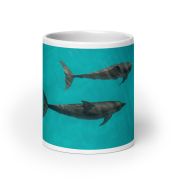 Twin Souls White Glossy Mug
