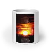 Manipura White Glossy Mug