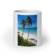 Secret Paradise White Glossy Mug