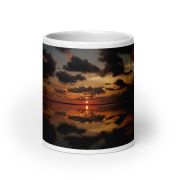 As Above So Below White Glossy Mug